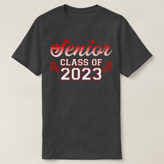 Camiseta Mais velho 2023 Classe do Formando 3 2023 (Frente do Design)