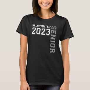 Camiseta Mais velho 2023 De Volta À Escola Leopardo Meu Últ
