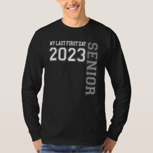 Camiseta Mais velho 2023 De Volta À Escola Leopardo Meu Últ