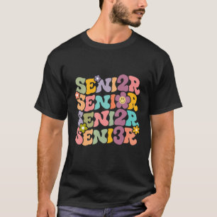 Camiseta Mais velho 2023, retro Classe de 2023 groovy retro