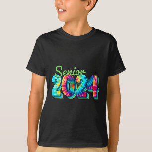 Camiseta Mais velho 2024 Classe De 2024 De Volta Ao Corante