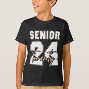 Camiseta Mais velho 2024 Classe De 2024 De Volta Ao Ensino
