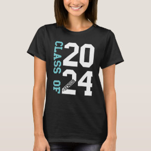 Camiseta Mais velho 2024 Classe de 2024 Primeiro Dia ou Gra