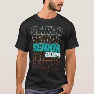 Camiseta Mais velho 2024 - Classe de graduação de 2024