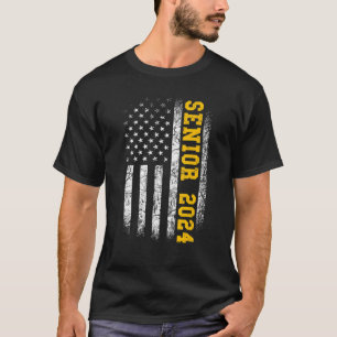 Camiseta Mais velho 2024 Classe de Mais velho de graduação 