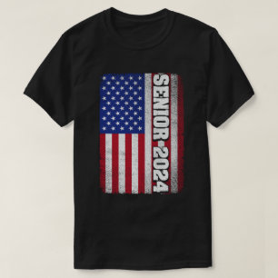 Camiseta Mais velho 2024 Licenciação de Bandeira Americana