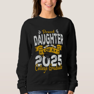 Camiseta Mais velho 2025 Filha Orgulhosa De Um Gradu Univer