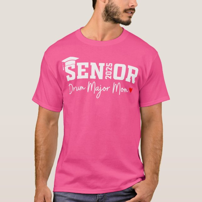 Camiseta mais velho 2025 Major Mãe, Banda Marching 2025 Mãe (Frente)