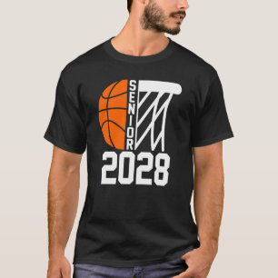 Camiseta Mais velho 2028 Classe de 2028 Graduação de Basque