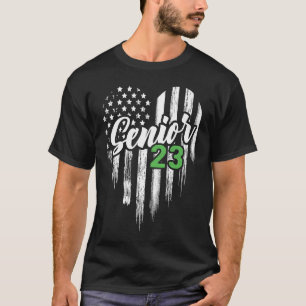 Camiseta Mais velho 23 2023 Graduação Formando American Fla