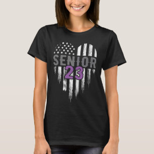 Camiseta Mais velho 23 2023 Graduação Formando American Fla