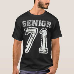 Camiseta Mais velho 71 Classe de Segundo grau da Escola Sup