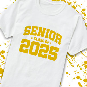 Camiseta Mais velho ano 2025 - Graduação escolar - Classe d