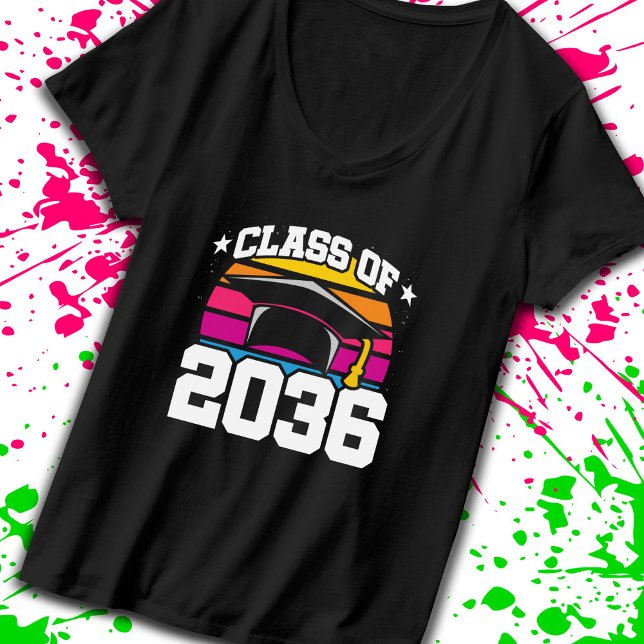 Camiseta Mais velho Ano 2036 - Graduação Classe Mais velho  (Criador carregado)