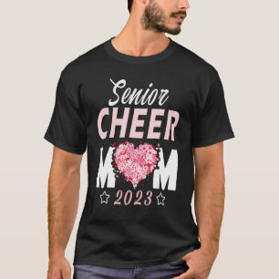 Camiseta Mais velho Cheer Mãe 2023 Cheerleader Classe pai o