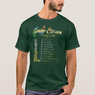 Camiseta Mais velho Cidadão Enviando um Código Engraçado Av