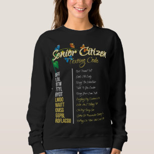 Camiseta Mais velho com dificuldades Código de mensagens de