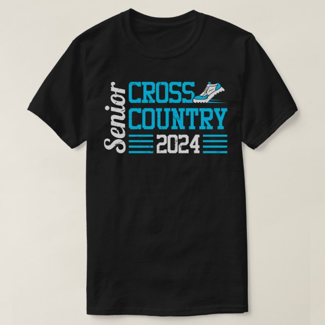 Camiseta Mais velho Cross Country 2024 XC Runner (Frente do Design)