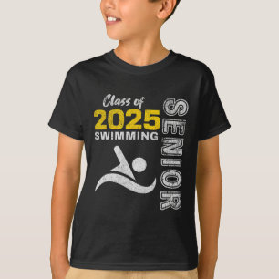 Camiseta Mais velho Da Equipe De Natação Cl De 2025 - Gradu