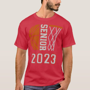 Camiseta Mais velho de 2023 da equipe de basquete de gradua
