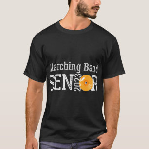 Camiseta Mais velho de Marcha Banda Jazz Percussão Cymbal P