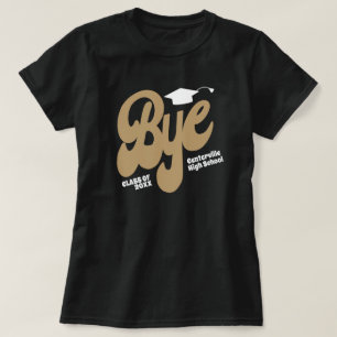 Camiseta Mais velho Dourado Boné de formatura