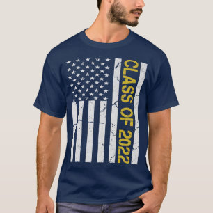 Camiseta Mais velho Graduação Tee Men Girl Classe 2022 Seni