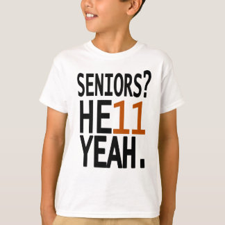 Camiseta Mais velho? HE11 SIM. (Laranja)