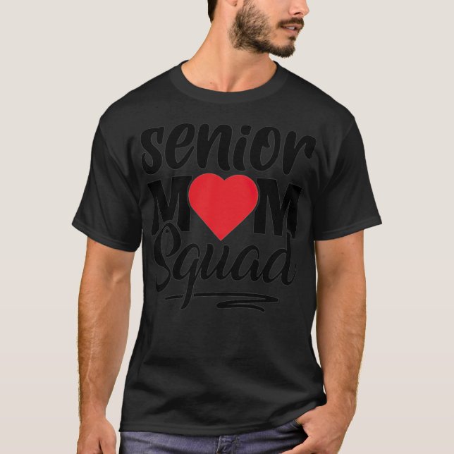 Camiseta Mais velho mãe esquadrão de volta melhores amigos  (Frente)