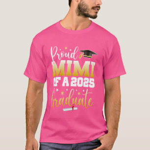 Camiseta Mais velho Mimi 2025 Orgulhoso Mimi De Classe 2025