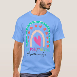 Camiseta Mais velho Noturno Feliz No Último Dia Da Escola A