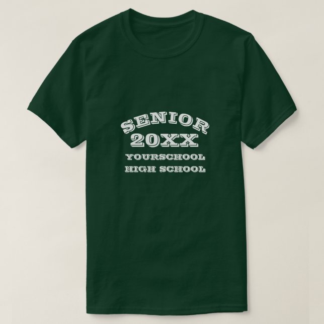 Camiseta Mais velho personalizado (classe de) (Frente do Design)