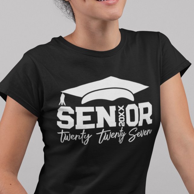 Camiseta Mais velho qualquer ano de graduação (Criador carregado)