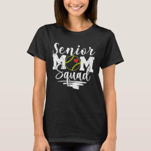 Camiseta Mais velho Softball Mãe Jogo no Esquadrão Viba Mãe