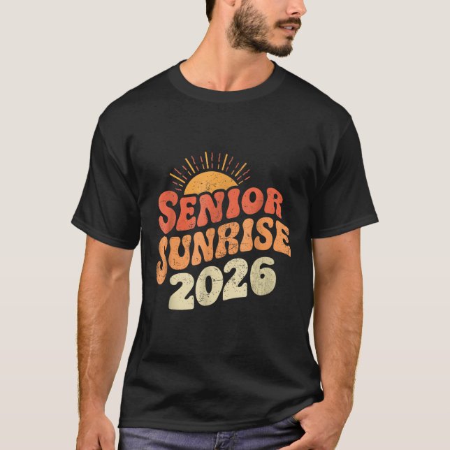 Camiseta Mais velho Sunrise 2026 Graduação Meu Último Dia T (Frente)
