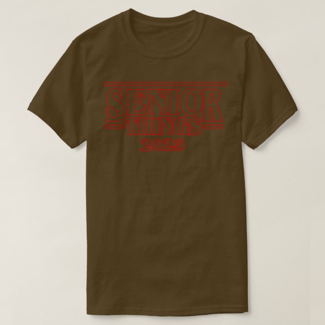 Camiseta Mais velho Things Graduation Classe de Segundo gra (Frente do Design)