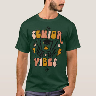 Camiseta Mais velho Vibes Graduação 2022 Solteiro Hat Skele