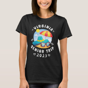 Camiseta Mais velho Virginia Trip 2023 Cute Matching Beach