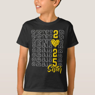 Camiseta Mais velho Volleyll Sister Graduation Cl Of 2025 S