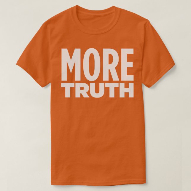 CAMISETA MAIS VERDADE (Frente do Design)