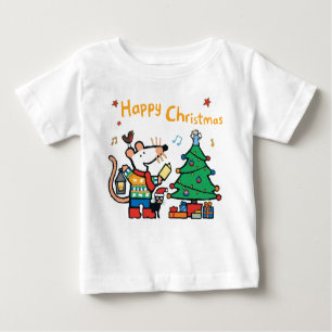 Camiseta Maisy canta feliz Natal