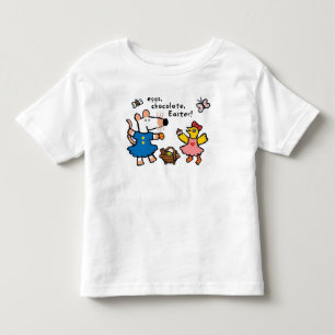 Camiseta Maisy e Tallulah Páscoa
