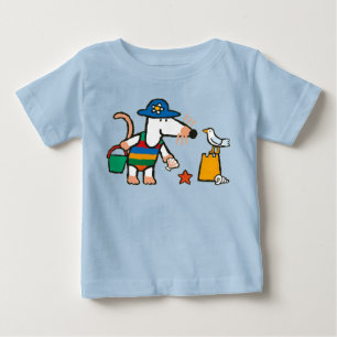 Camiseta Maisy na praia