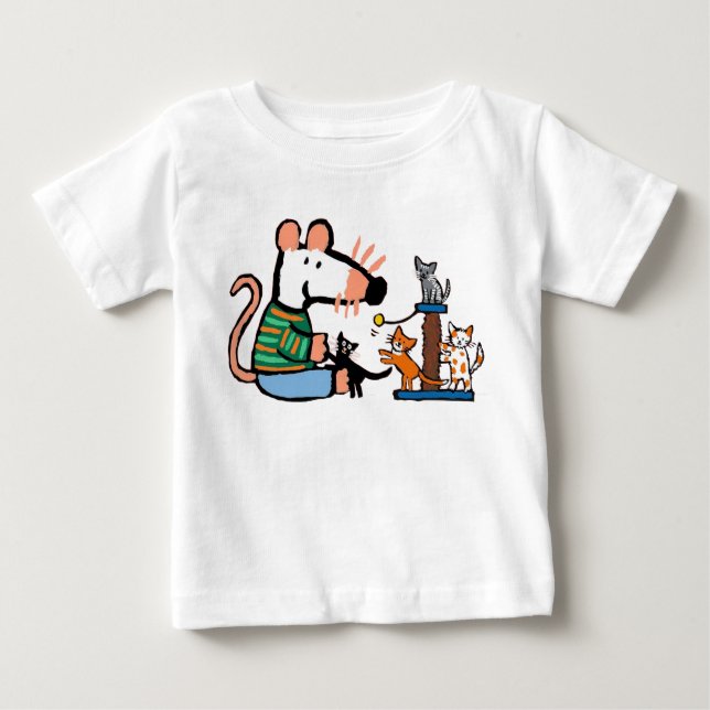Camiseta Maisy Plays com Kittens (Frente)