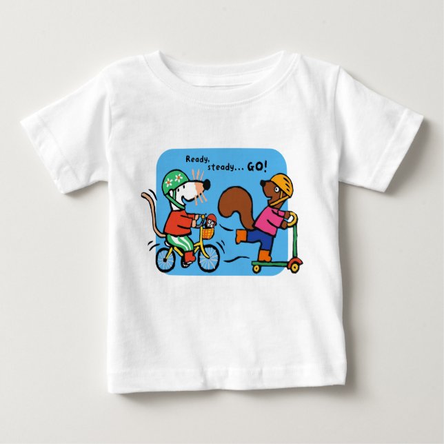 Camiseta Maisy Rides a Bike (Frente)