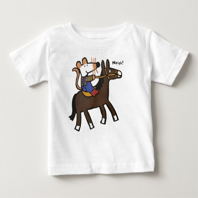 Camiseta Maisy Rides a Horse (Frente)