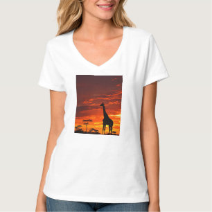 Camiseta Majestade em Foco — A Girafa Eterna