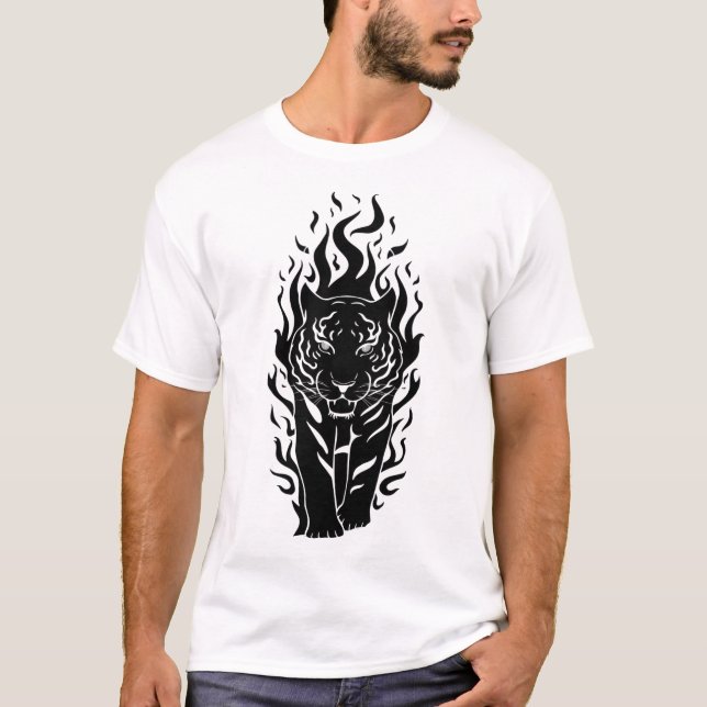 Camiseta Majestade Fierce: A Coleção Tiger (Frente)