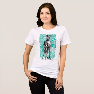 Camiseta Majestade Greyhound Arte Nova Antiga
