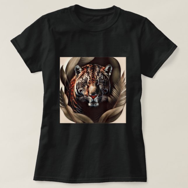 Camiseta Majestade Jaguar - Rei Da Selva (Frente do Design)